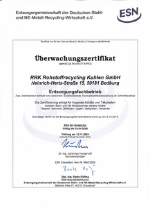 Überwachungszertifikat